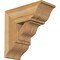 Ekena Millwork Funston Traditional Rough Sawn Bracket w/ Offset Brace, Western Red Cedar, 8"W x 18"D x 18"H BKT0806X18X18FST01RWR - alternate 1
